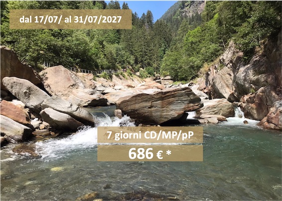 Offerte delle settimane Precoce settimane estive dal 17/07/ - 31/07/2027 - giorni CD/MP/pP - 686 € *