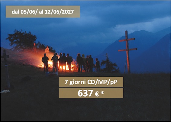 Offerte delle settimane I fuochi del Sacro Cuore dal 15/06/ - 22/06/2027 - giorni CD/MP/pP - 637 € *