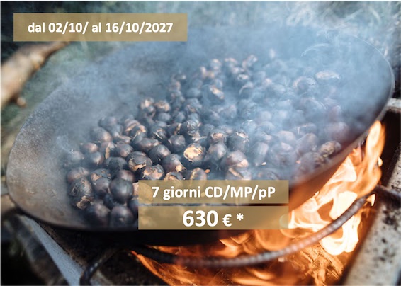 Offerte delle settimane - Törggelen - dal 02/10/ - 16/10/2027 - giorni CD/MP/pP - 630 € *